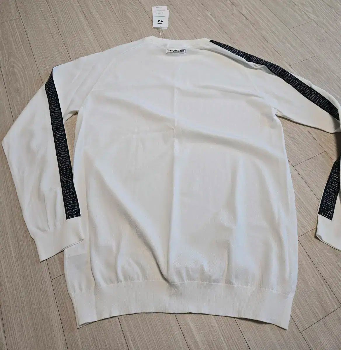 テーラーメイド ホワイト 長袖 ニット 105 LLC-HASEGAWATOSO_COM