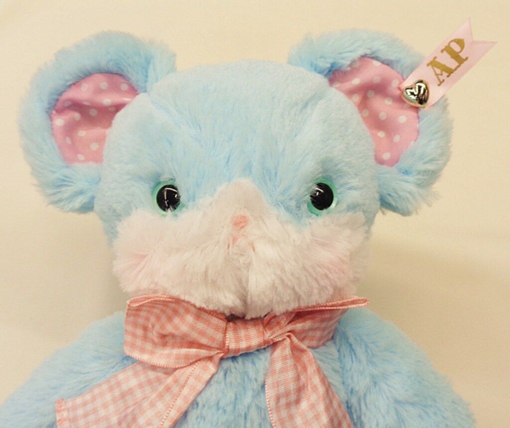 Angelic Pretty Toyboxはにかみベアー ぬいぐるみポーチ サックス