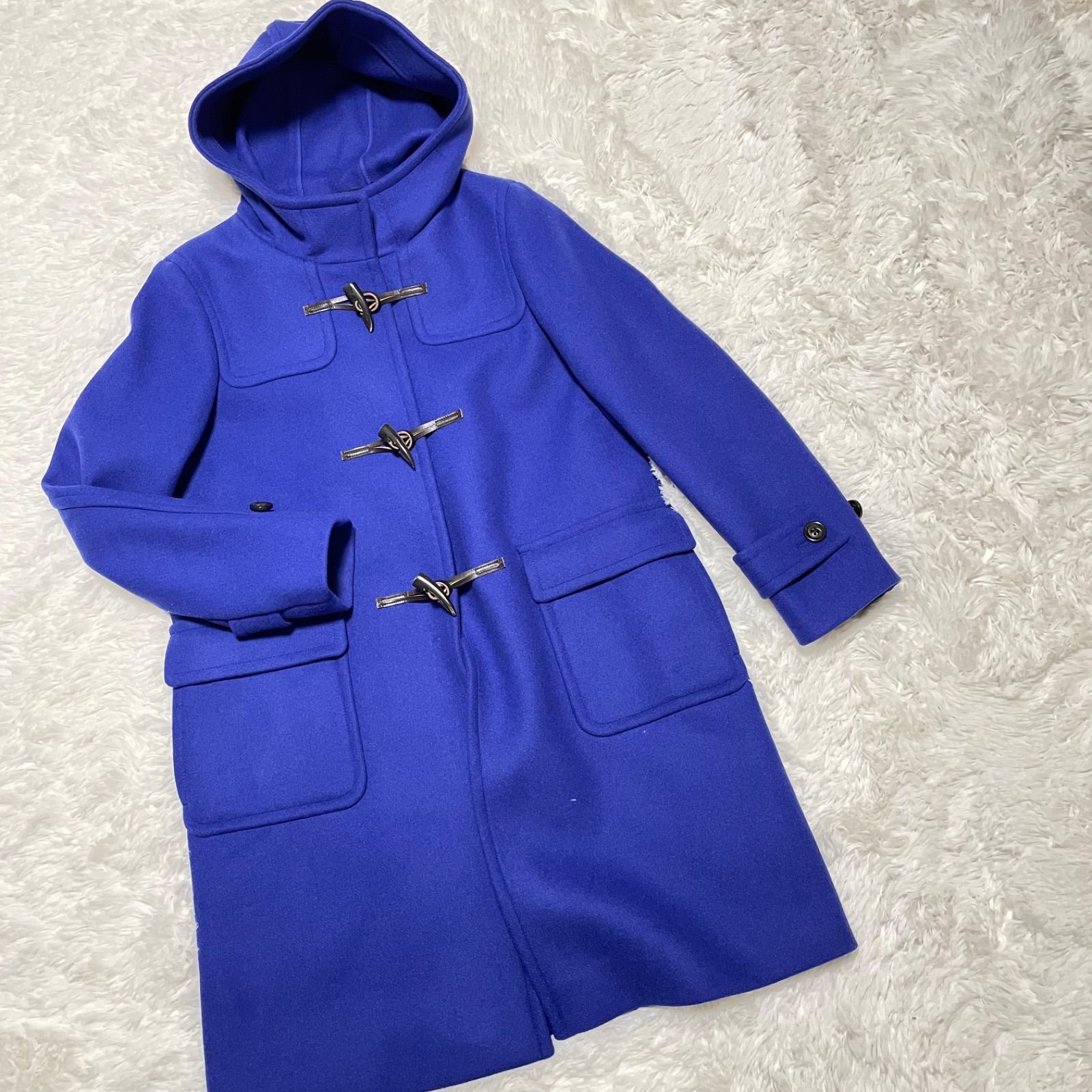 グリーンレーベルリラクシング ダッフルコート ロイヤルブルー XL