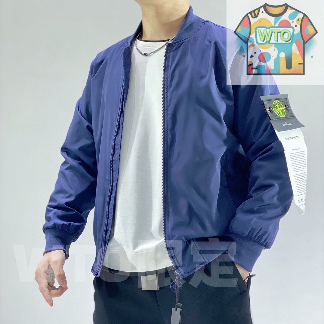 ストーンアイランド風 テックベースボールジャケット | ♥品 -WT0輸入