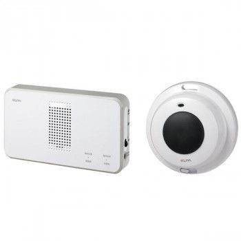 ELPA エルパ ワイヤレスチャイム 受信器 防水押ボタン送信器セット EWS-S5032
