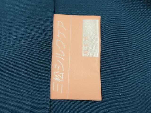 平和屋着物○本場大島紬 9マルキ 泥染め 草花文 正絹 逸品 未使用