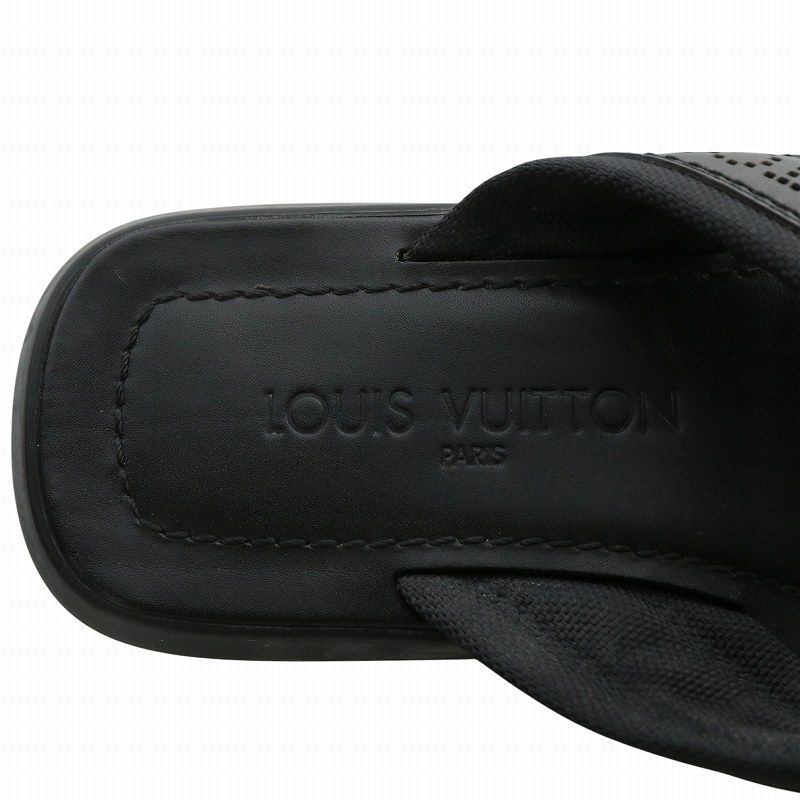 ルイヴィトン LOUIS VUITTON ビーチサンダル ビーサン レザー トング