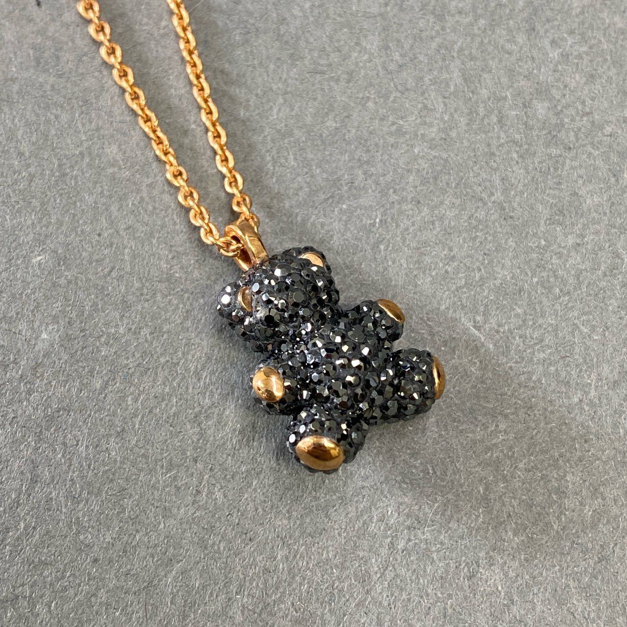 Swarovski ホースシュー ネックレス g29 SWAROVSKI スワロフスキー Teddy 3D テディペンダント