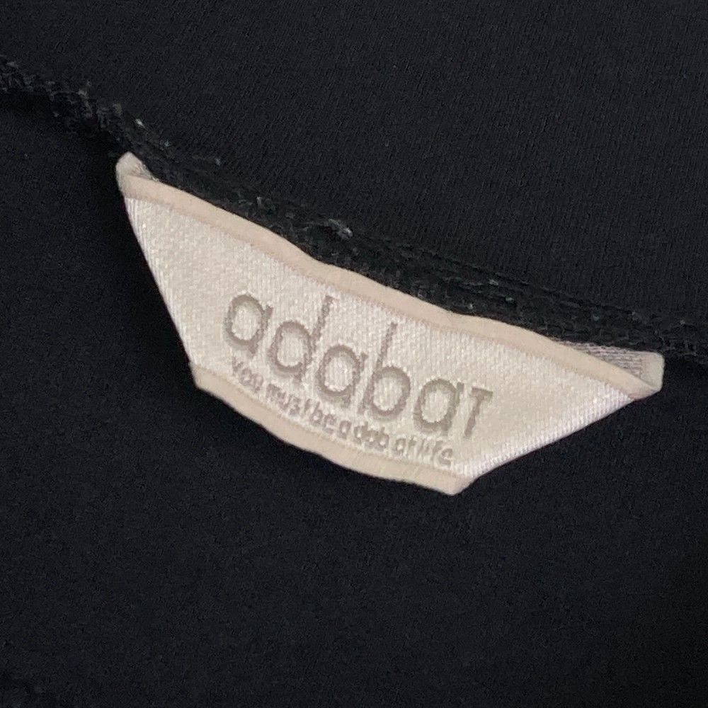 サイズ：42 ADABAT アダバット ハイネック 長袖ワンピース ロゴ