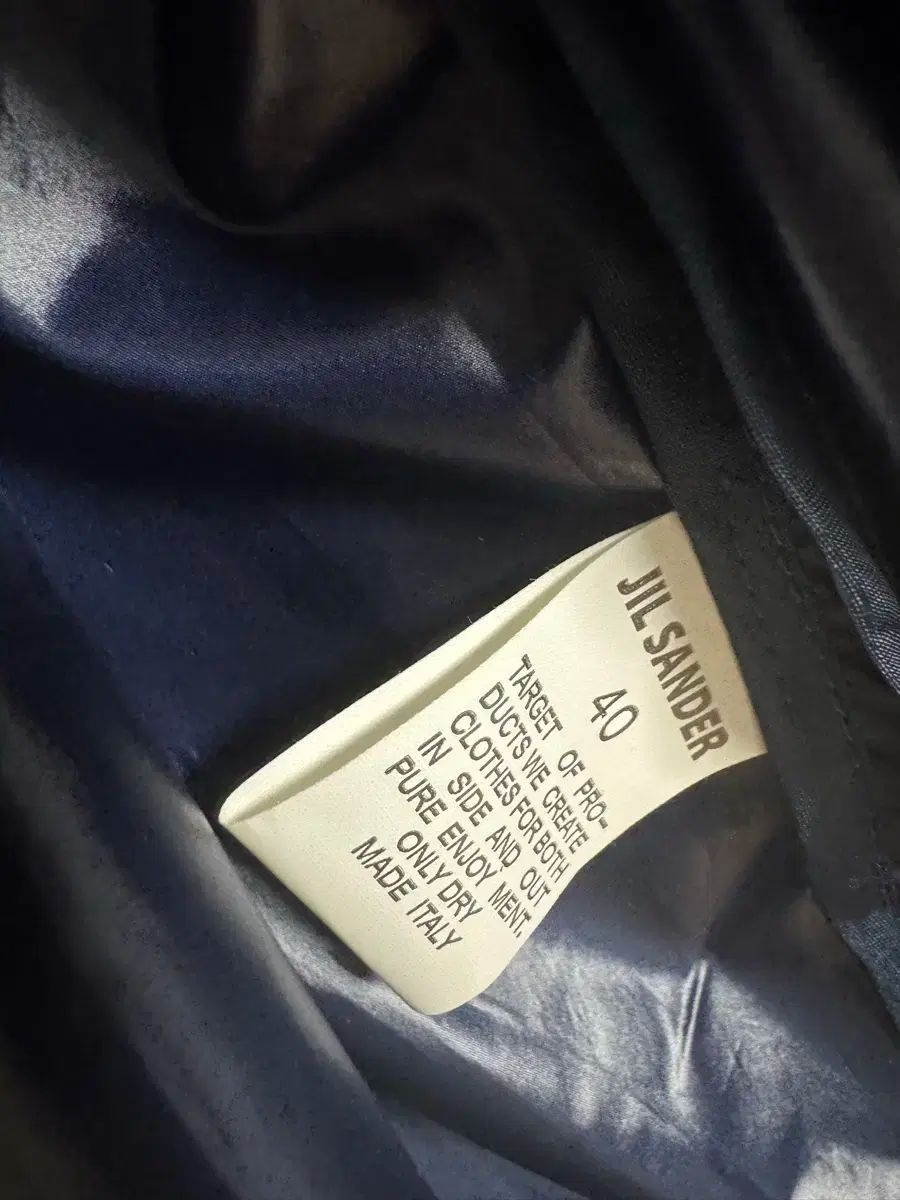 ジルサンダー ネイビー ブルゾン コート NICORILABO_COM