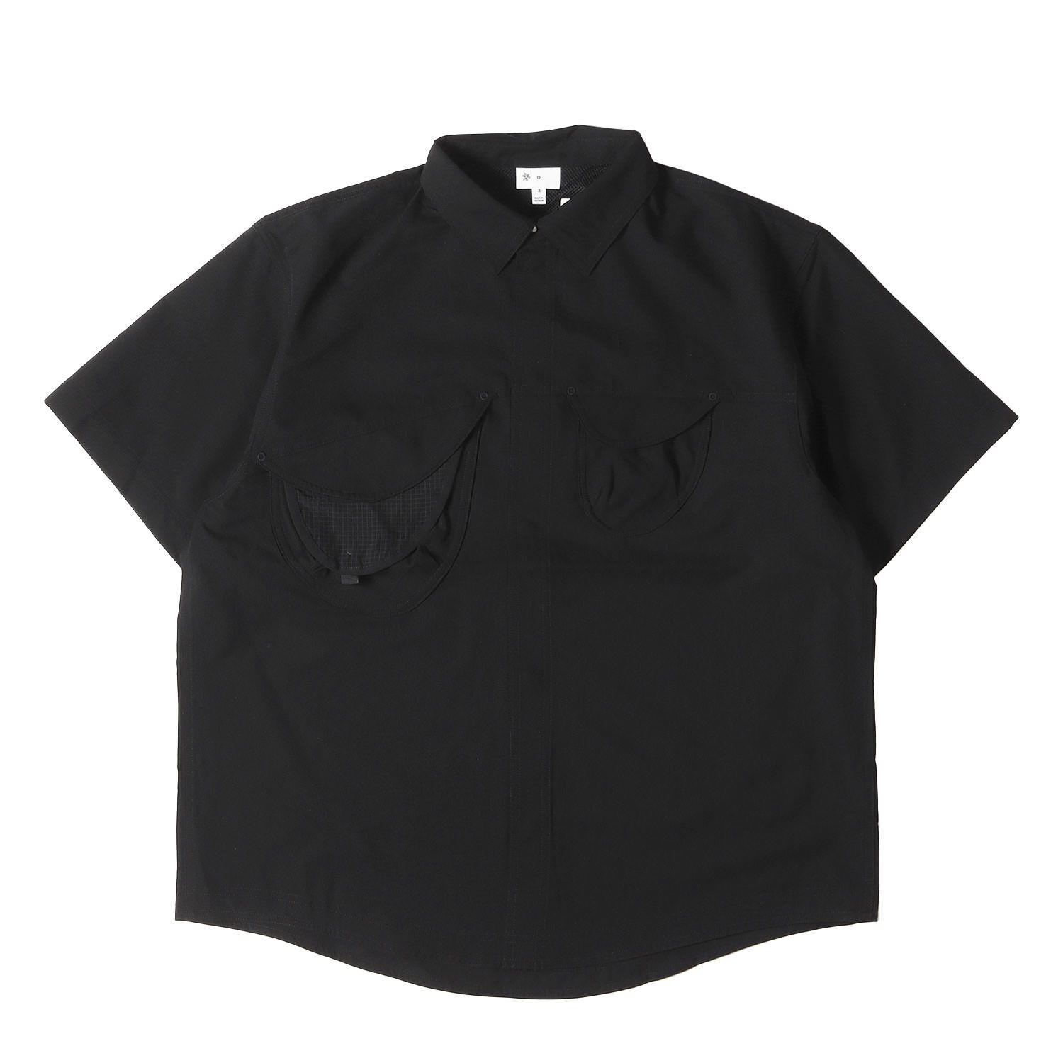 Goldwin 0 S/S Asymmetric CampShirt サイズ3 新品】GOLDWIN ゴールドウイン シャツ サイズ:3(L) / 25SS
