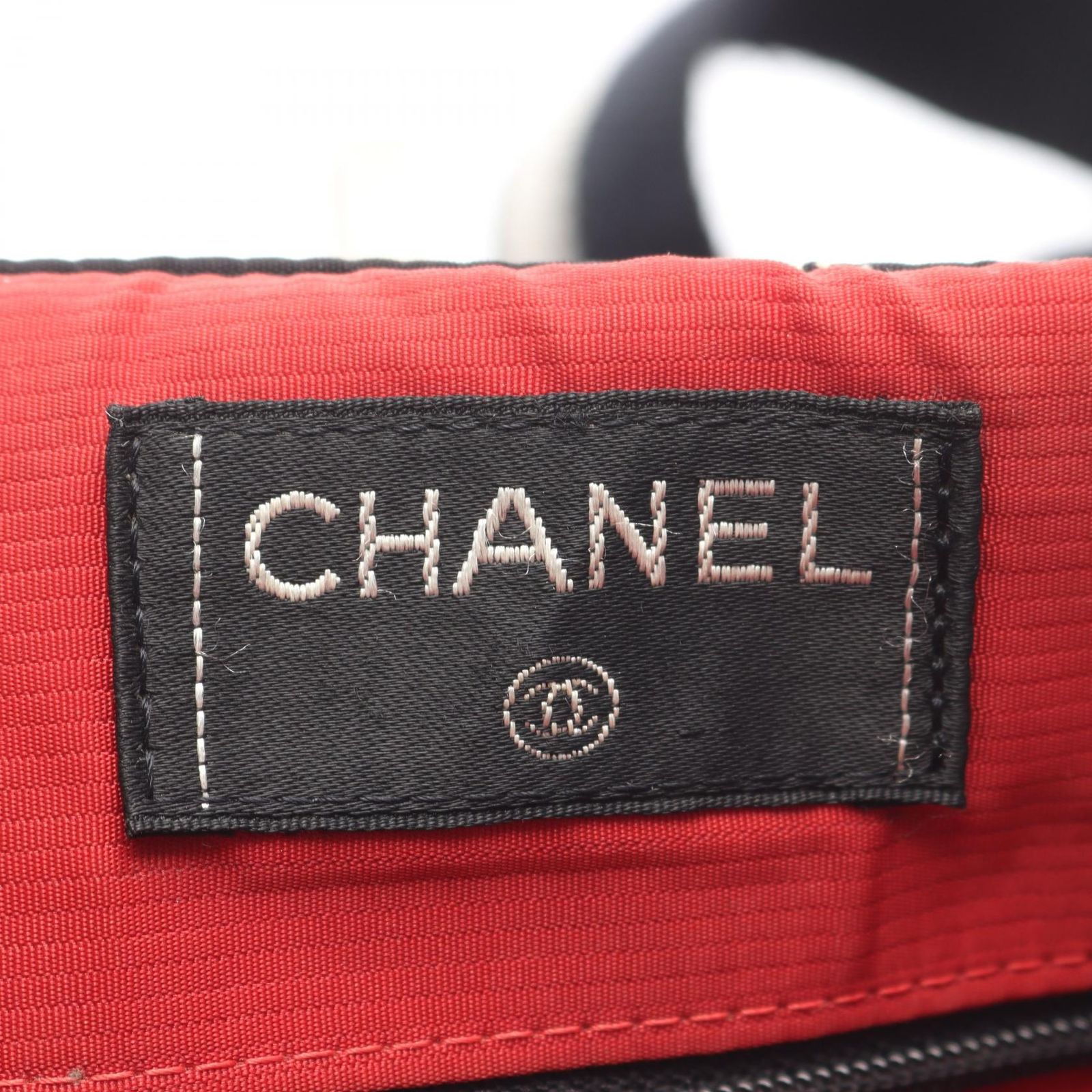 CHANEL シャネル 旧トラベルライン リュックサック 格子柄