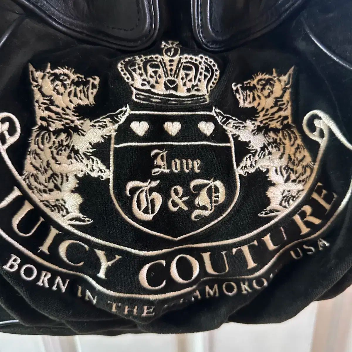 JUICY COUTURE ジューシークチュール　ベルベット　バッグ JUICY COUTURE(ジューシークチュール) ベルベット バッグ ショルダー