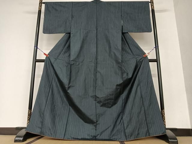 平和屋着物○上質な紬 絞り 鹿の子文 正絹 逸品 CAAV6484vf