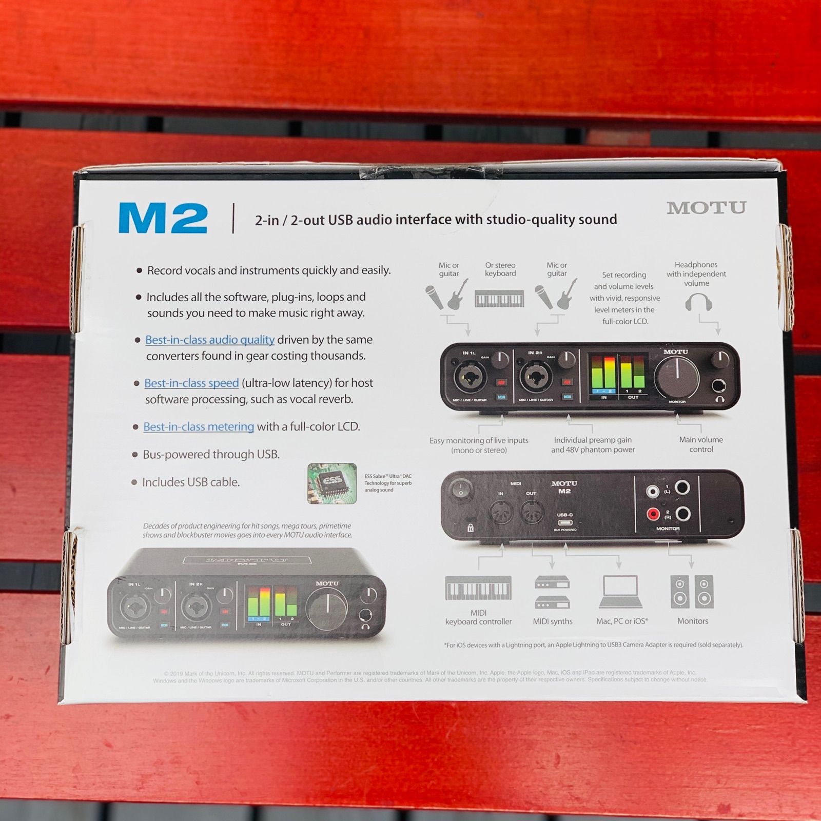 新品未使用】MOTU M2 オーディオインターフェース - メルカリ