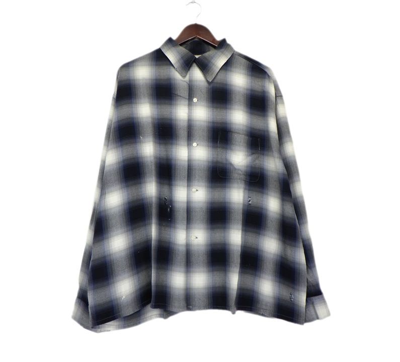 セントマイケル SAINT MICHAEL × ラストマン LASTMAN 25SS SM-HR8-0000-C29 LM CHECK SHIRT チェックシャツ 41472