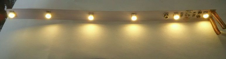 激光室内灯 電球色ＬＥＤ６灯 調光ボリューム付き ６本セット - メルカリ