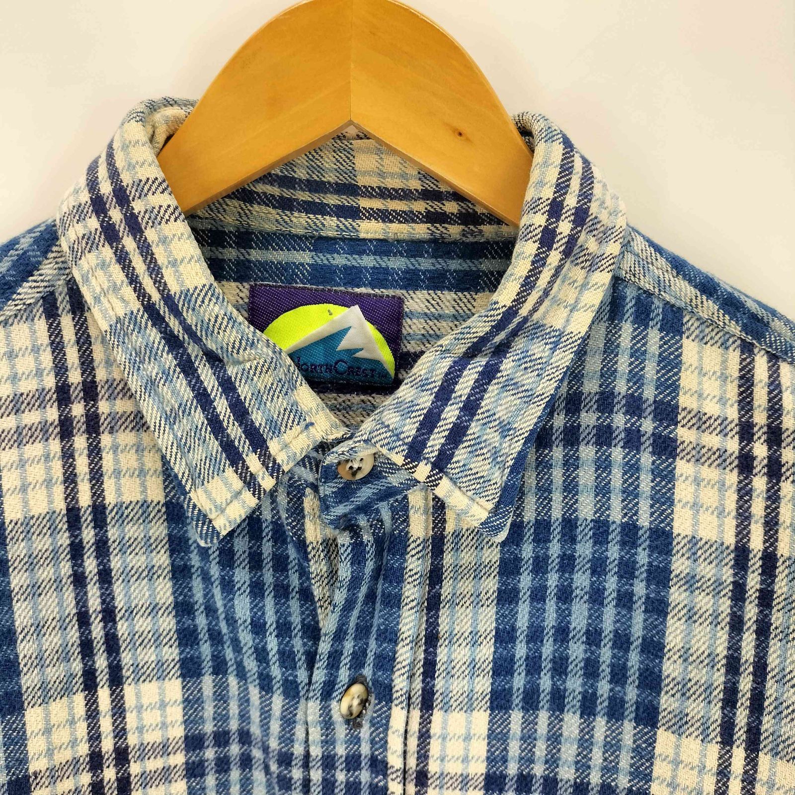 ユーズドフルギ USED古着 90s NORTH CREST チェック柄ネルシャツ