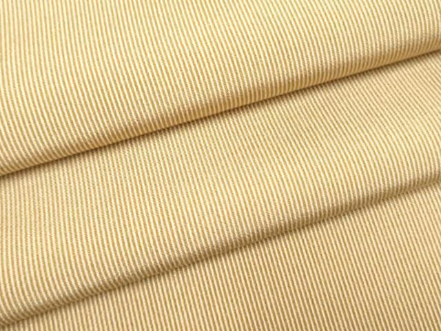 平和屋着物●江戸小紋 万筋 榛色×象牙色 正絹 DAAY2456op