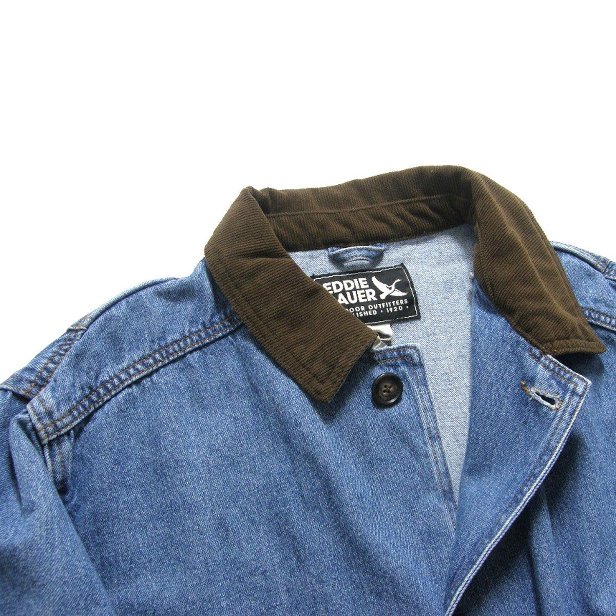 新品】 Eddie Bauer ／ エディーバウアー デニム バーンジャケット
