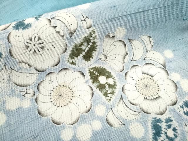 平和屋着物○京都府指定無形文化財 染色作家 小倉建亮の弟子 市瀬史郎  