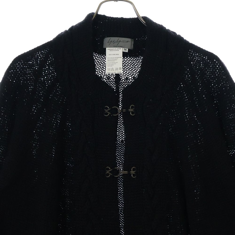Yohji Yamamoto ブラック カーディガン Yohji Yamamoto POUR HOMME (ヨウジヤマモト プールオム) 99AW