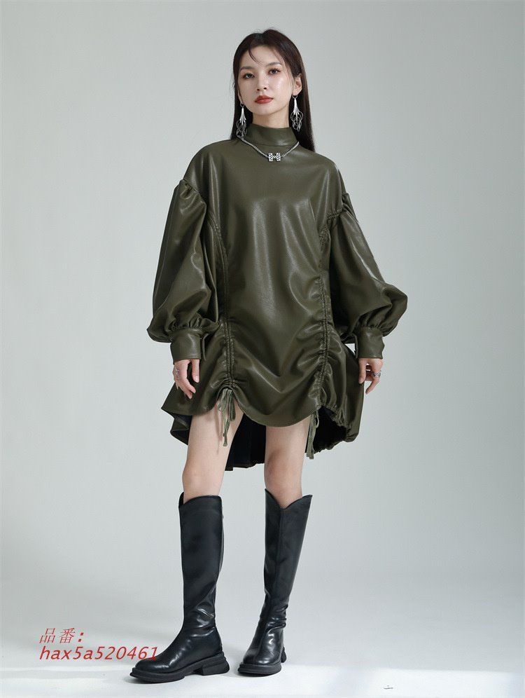 ワンピースロング長袖韓国ファッ hax5a520461