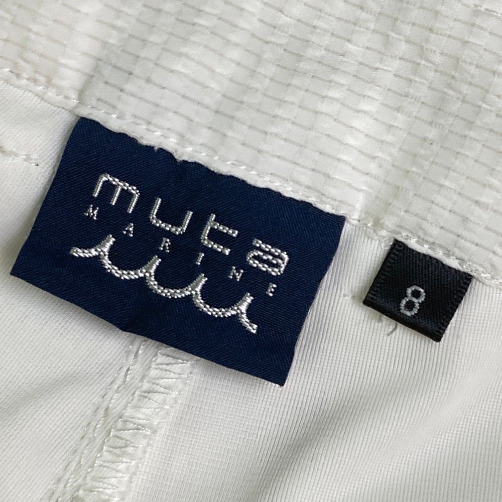 ムータマリン ゴルフパンツ シアサッカー 白 ホワイト8 3XXLサイズ サイズ：8 MUTA MARINE ムータマリン シアサッカーパンツ
