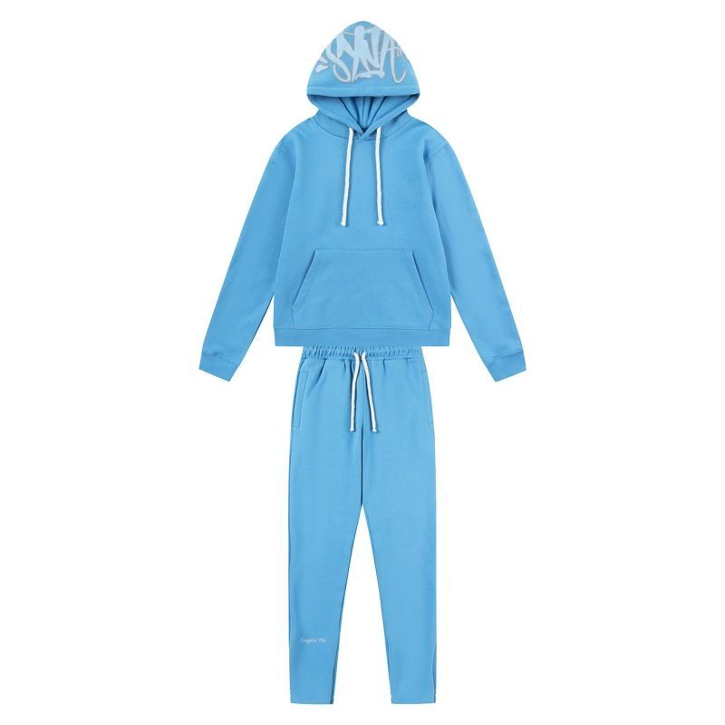 Syna World tracksuit セットアップ ブラック＆レッド スウェットパンツ パーカー スウェット セットアップ