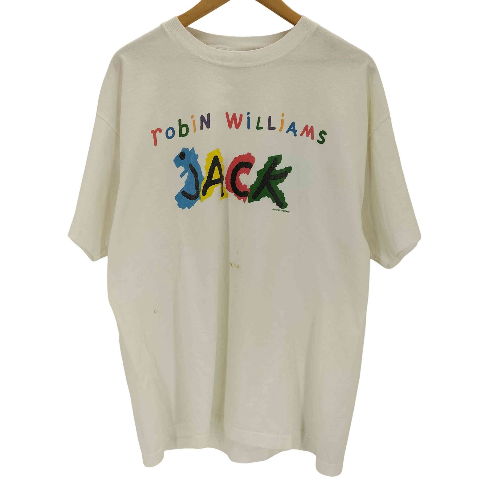 murina(ムリナ) 90s ムービープリントTシャツ メンズ import：L 【中古】【ブランド古着バズストア】 ムリナ murina USA製 ムービープリントクルーネックTシャツ JACK