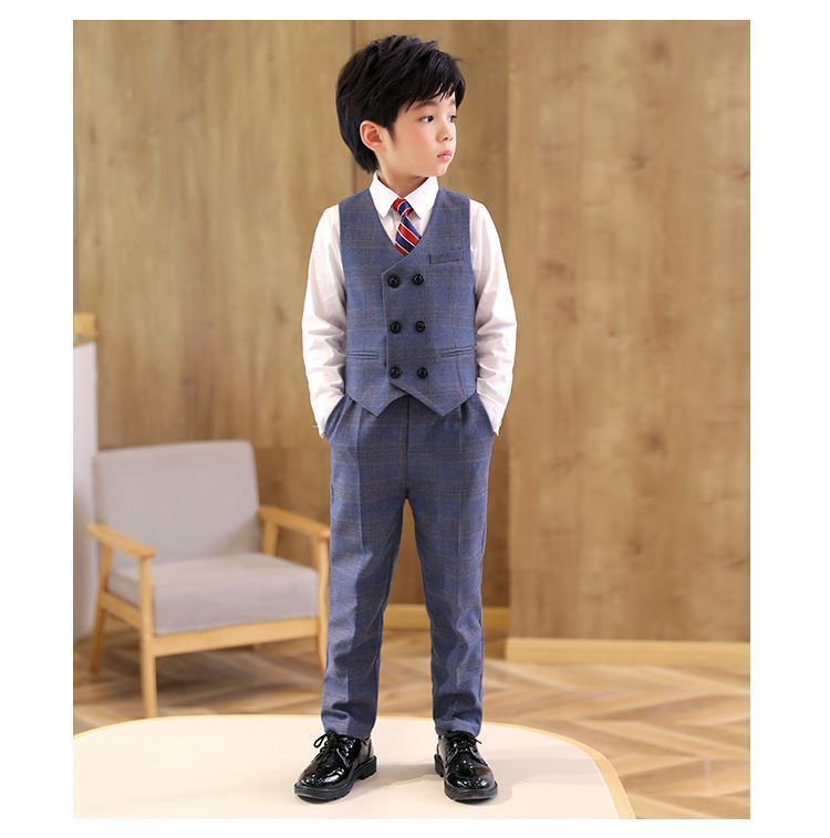 入学式 スーツ 男の子 フォーマル 子供服 結婚式 卒園式 卒業式 七五三  スーツセット ベスト パンツ ネクタイ フォーマル スーツ キッズ 男の子 キッズスーツ 七発表会 入学式 入園式 xzjhtyo#