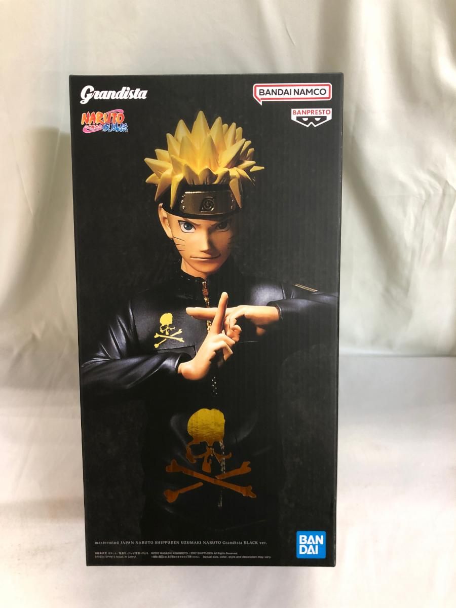 【未開封】mastermind JAPAN NARUTO-ナルト- 疾風伝 UZUMAKI NARUTO Grandista BLACK ver.