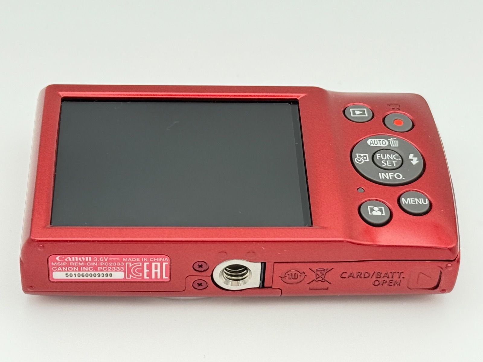 Canon - Canon製　コンパクトデジタルカメラ IXY200(RE)　レッド　2000万画素 キヤノン Canon デジカメ IXY200（RE） レッド IXY 200 2000万