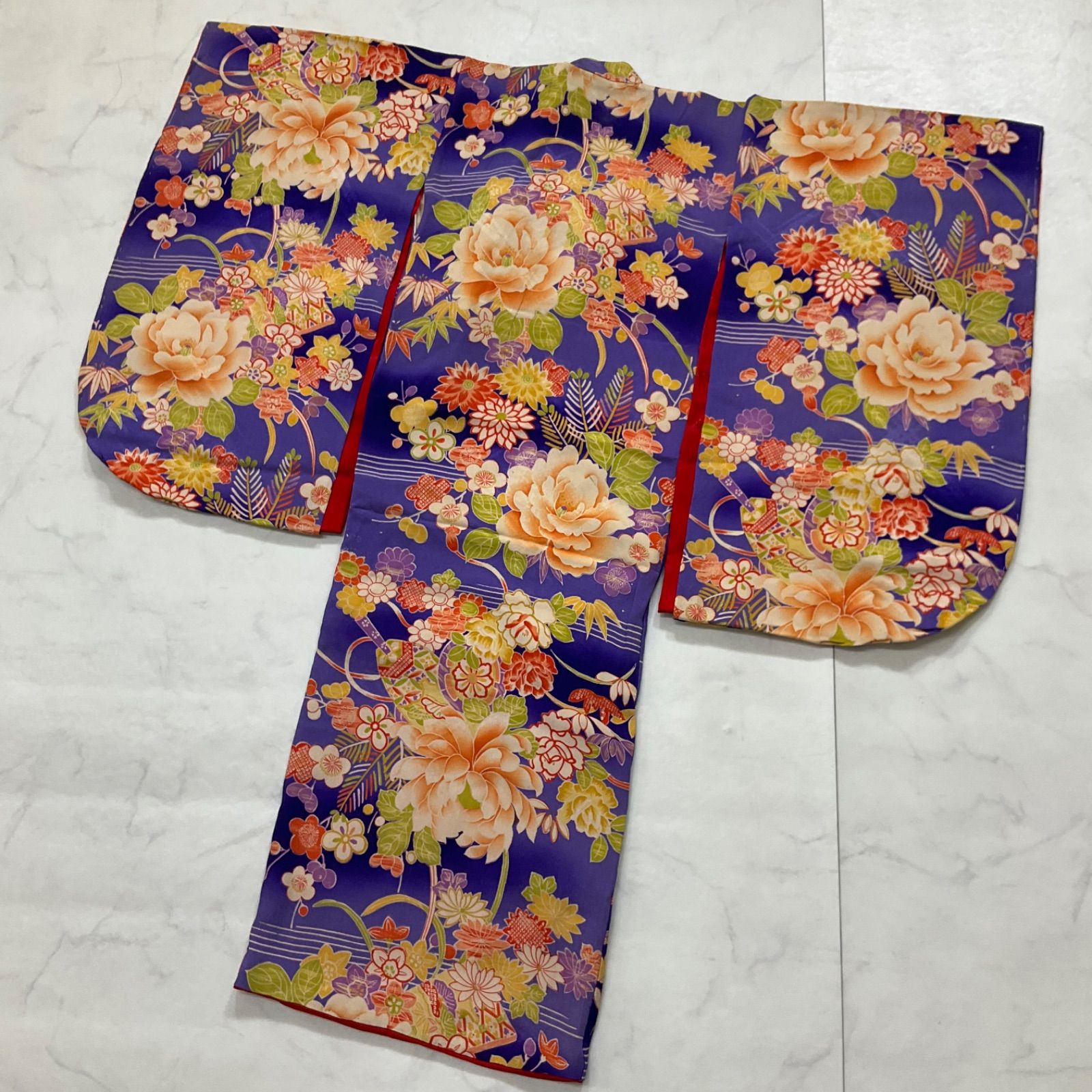 753 キッチン・日用品・その他 アンティーク 錦紗 子供 着物 七五三