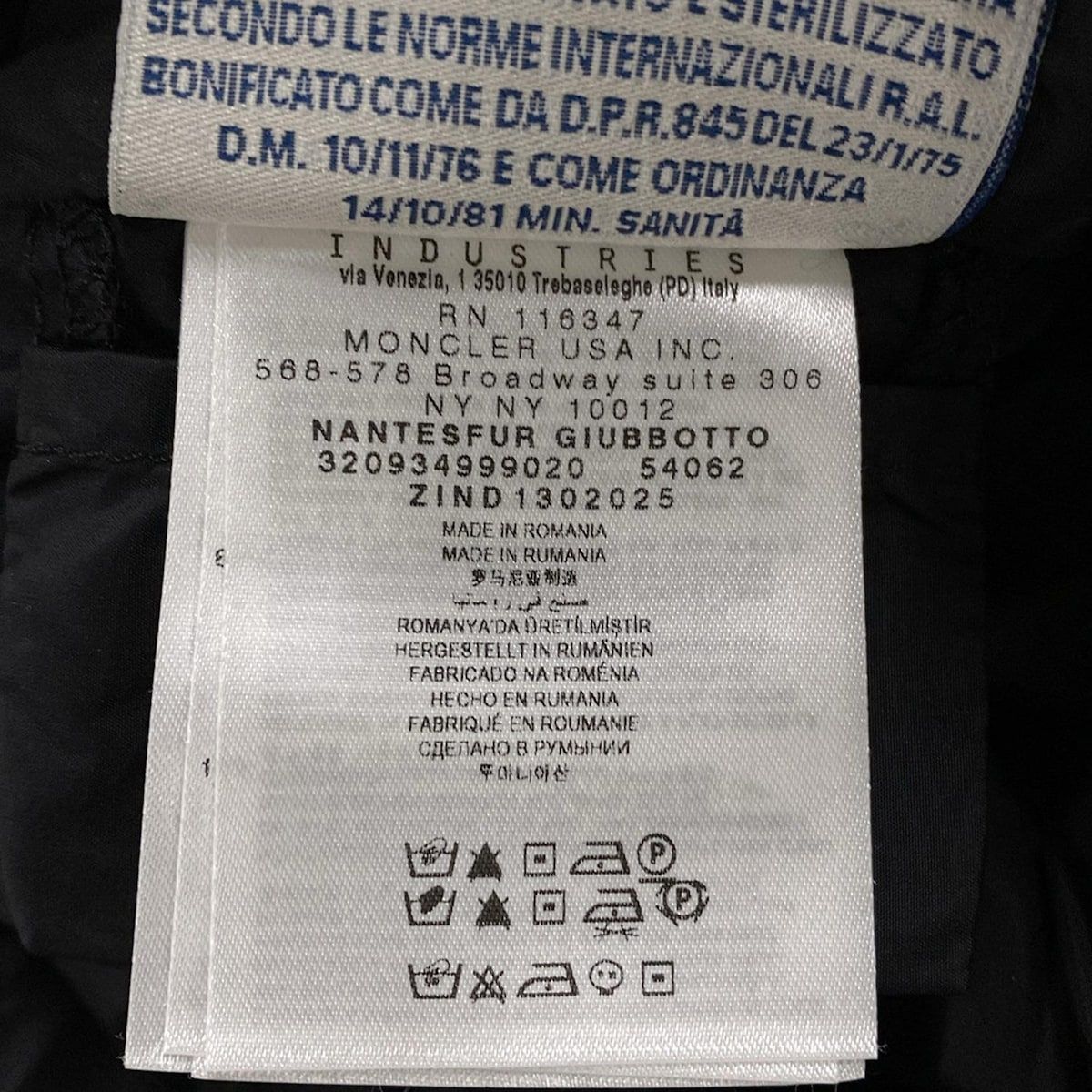 連続性のある MONCLER モンクレール ダウンコート サイズ1 S レディース NANTESFUR 黒 人気商品が驚きの価格！