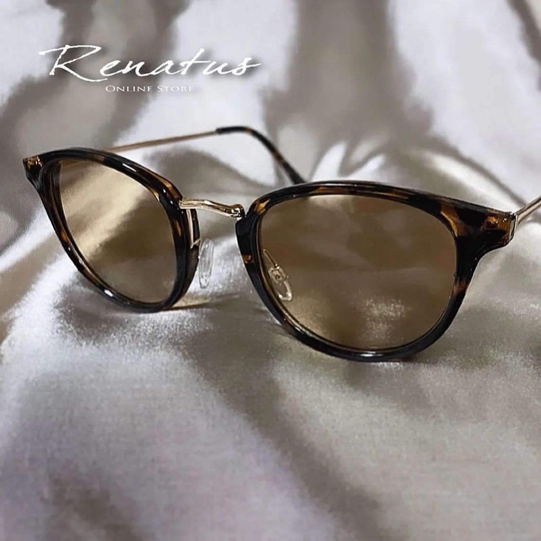 3) 世界限定！ サングラス メンズ ライトブラウン ブラウン 大人