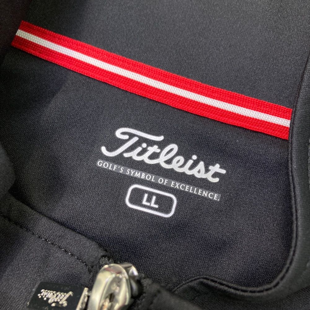 Titleist ブラック ゴルフ　ジャケット LL Titleist ジャケット LL 黒 Titleist ゴルフジャケット LL DB 楽天市場