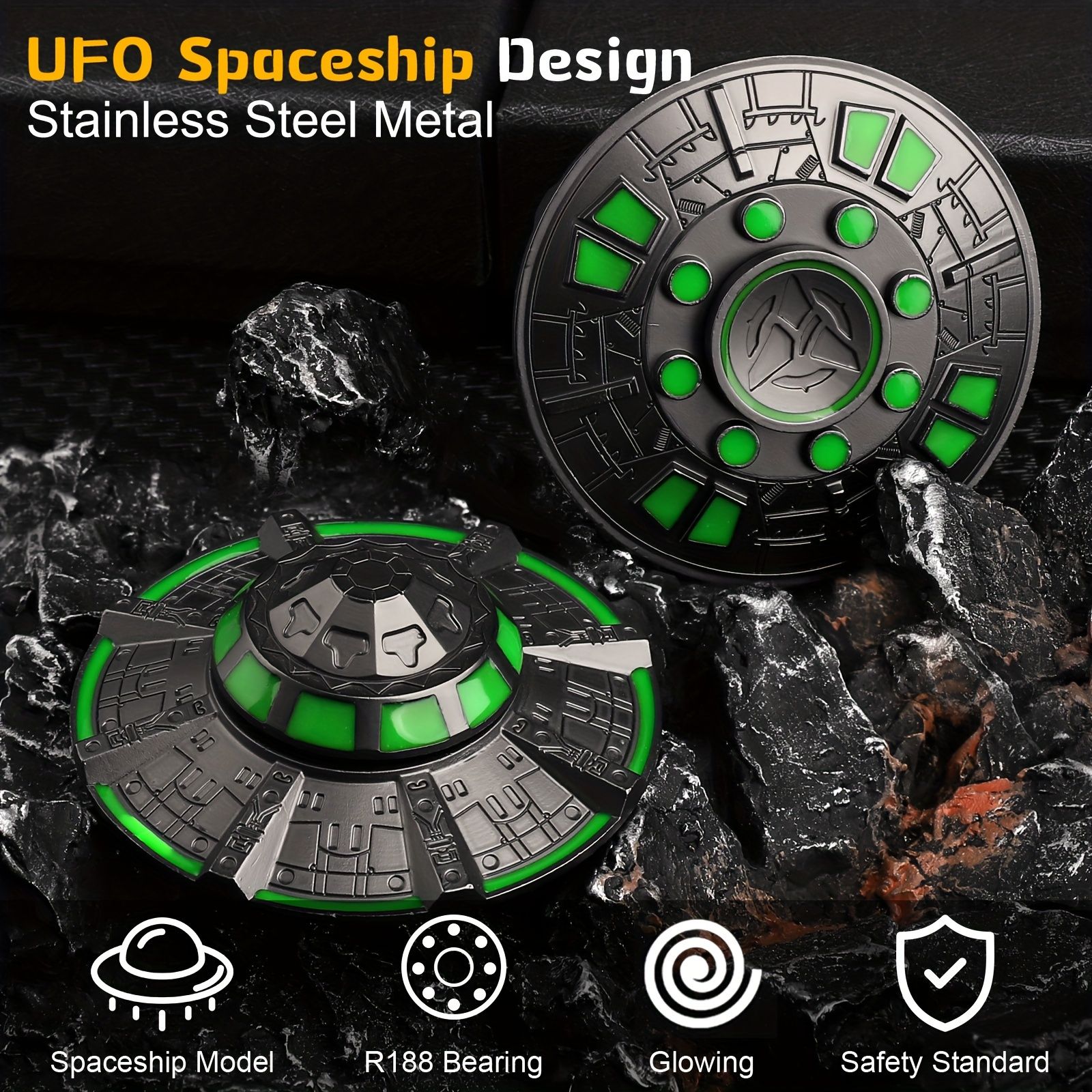 NJT Handpower Full Size UFO 2.0 ハンドスピナー NJT Handpower Full Size UFO 2.0 ハンドスピナー おもちゃ