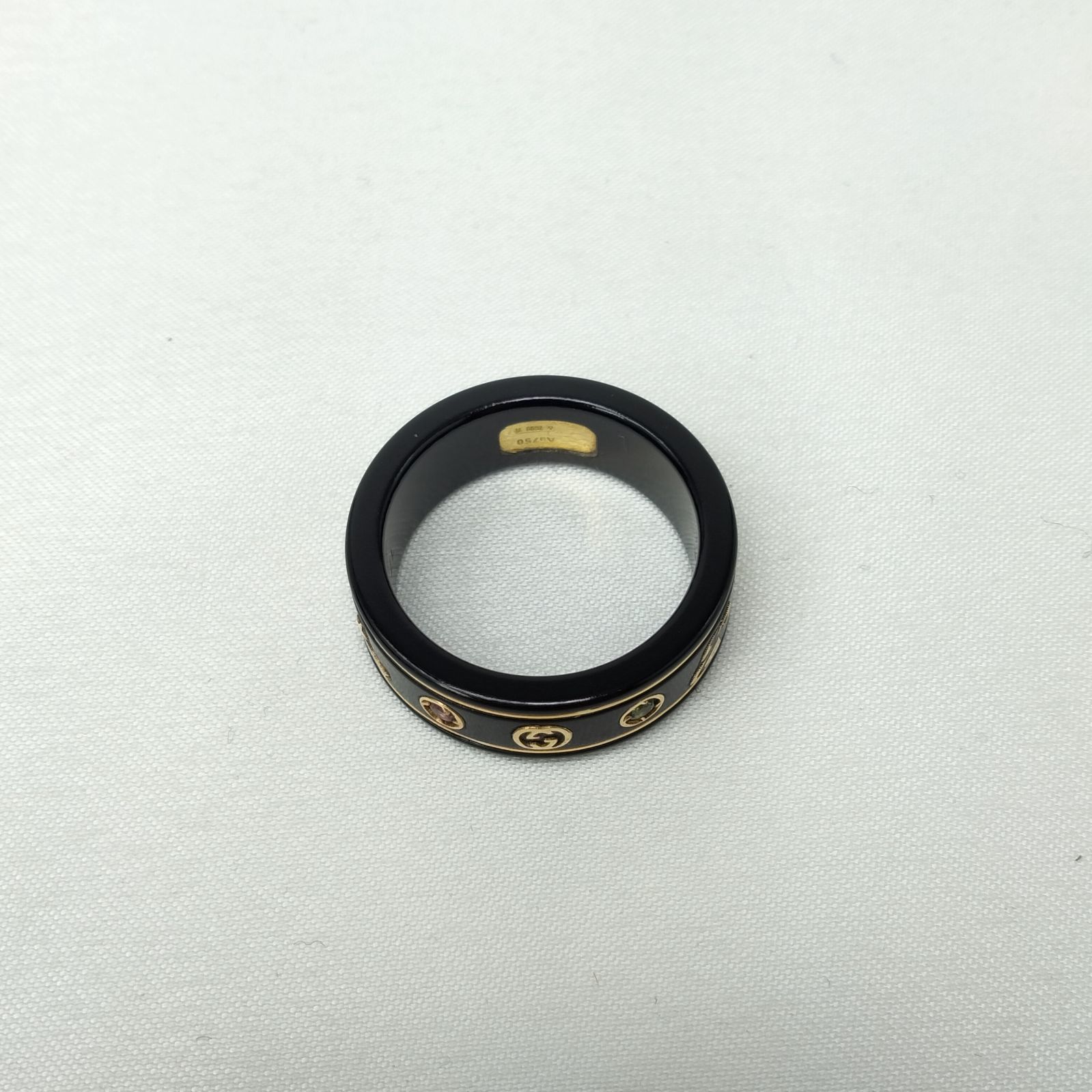 750YG|ブラックシンセティックコランダム