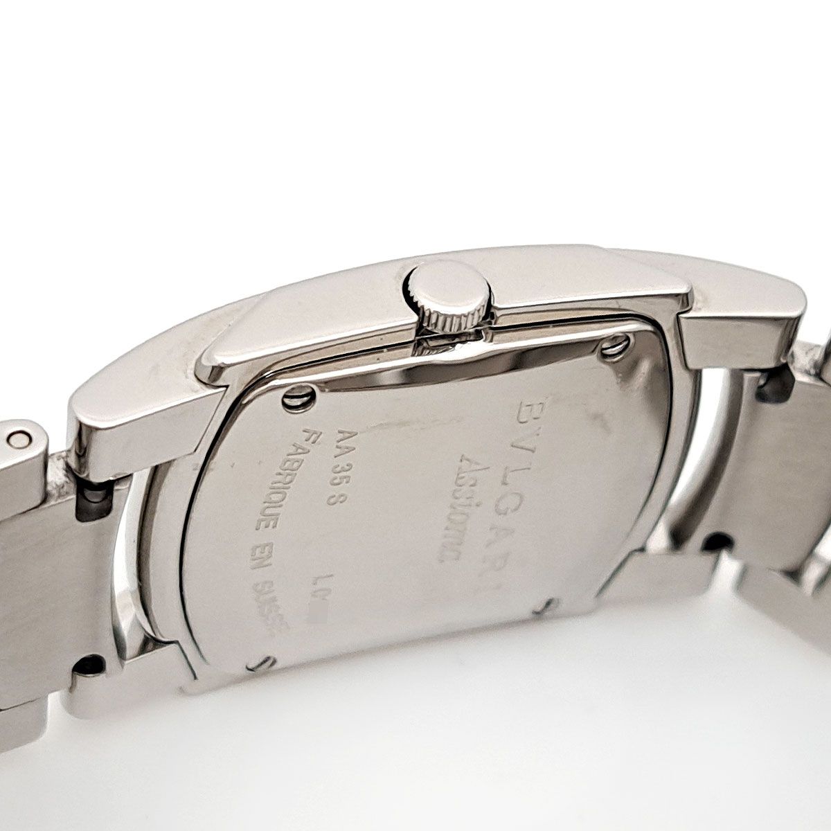 BVLGARI アショーマ 買い込み ダイヤモンド クオーツ SS ホワイト AA35S