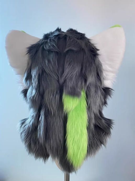 【最新作入荷】 着ぐるみヘッド 犬 NO.349 灰色 グレー 全頭ヘッド ケモノ ファースーツ ぬいぐるみ コスプレ コスチューム kigurumi 一点物 100%満足保証。