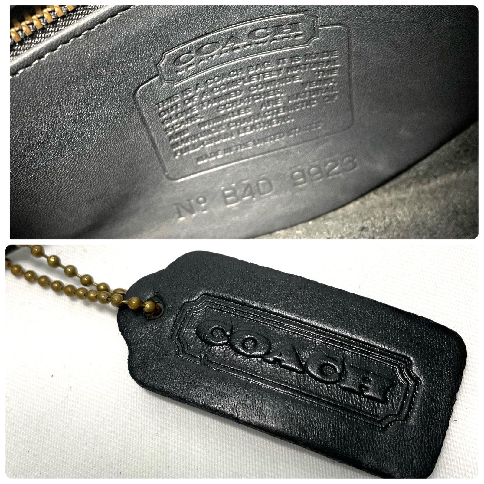 オールドコーチ OLD COACH ショルダーバッグ ブラック 9923 - メルカリ