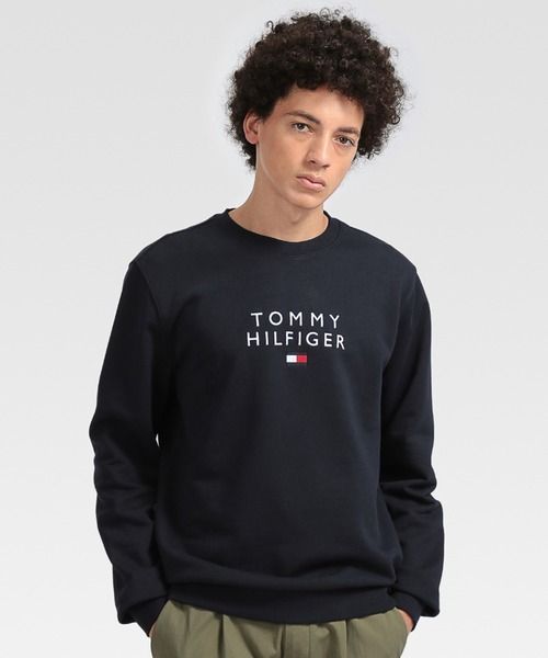 TOMMY HILFIGER スウェット ベーシックロゴトレーナー - メルカリ