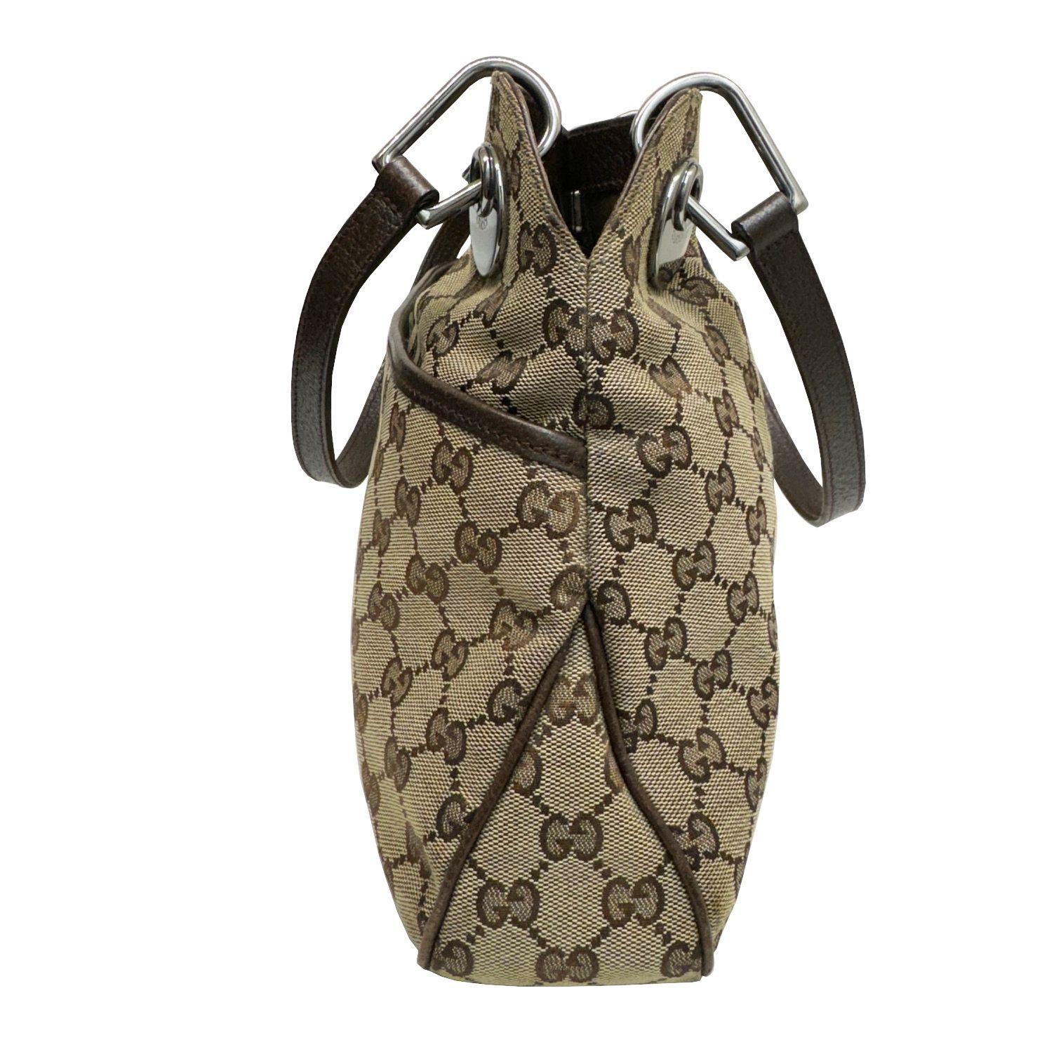 GUCCI グッチ GGキャンバス トートバッグ 121023 レザー キャンバス 