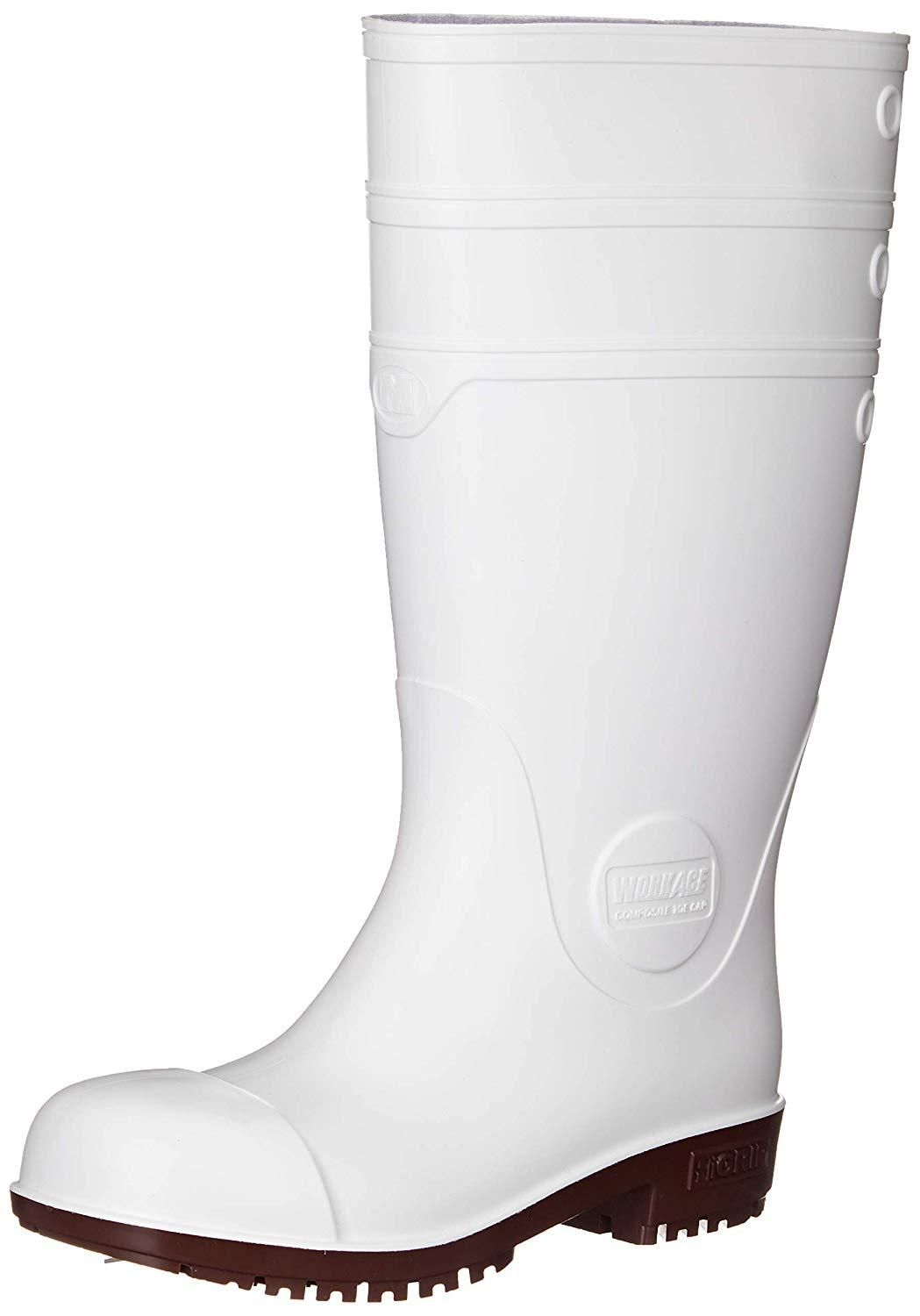 【新品・2営業日で発送】midori-anzen 超耐滑安全長靴　スーパー　ホワイト　240.5cm NHG1000SP-W-24.5 1足