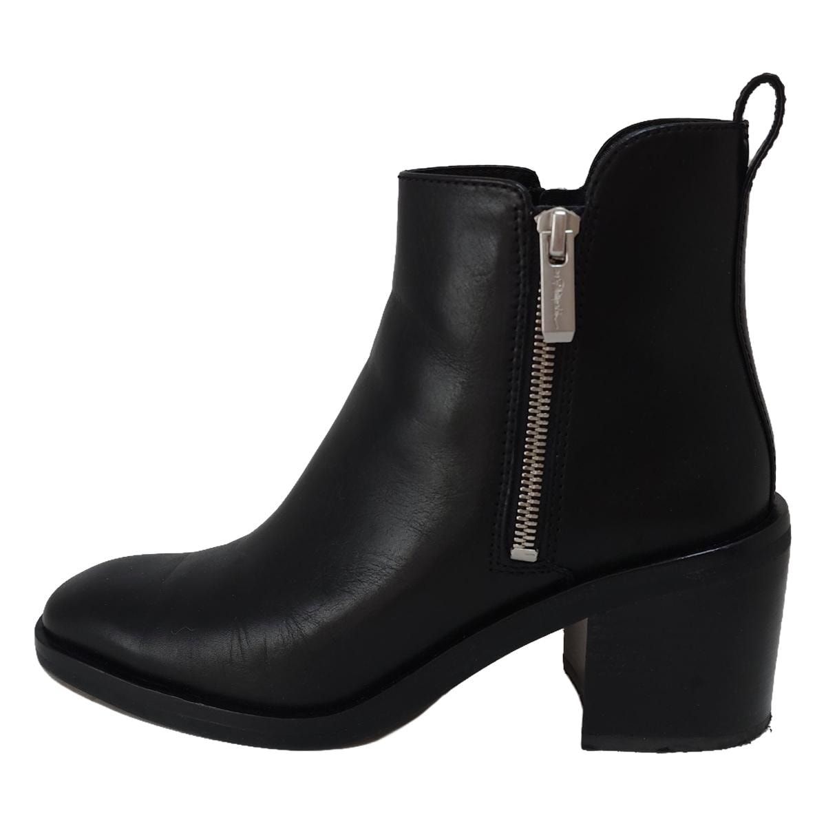 3.1 Phillip lim スリーワンフィリップリム ショートブーツ 36 レディース - 黒 レザー