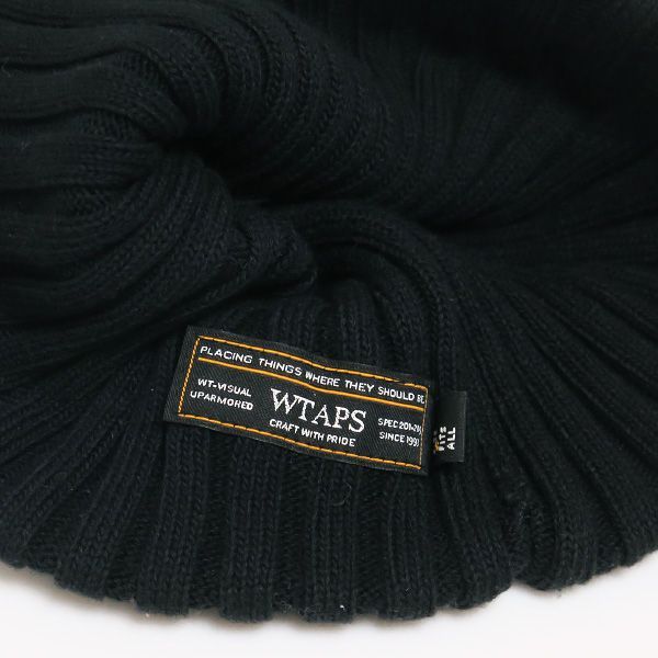 【新品】WTAPS ビーニー COOLMAX ブラック WTAPS ダブルタップス 22SS BEANIE 02/BEANIE/COPO.COOLMAX