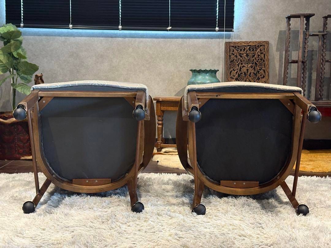 ② 【希少品】 オールド カリモク karimoku アームチェア　ラタン IMG_4607.jpg?v=1730088937&