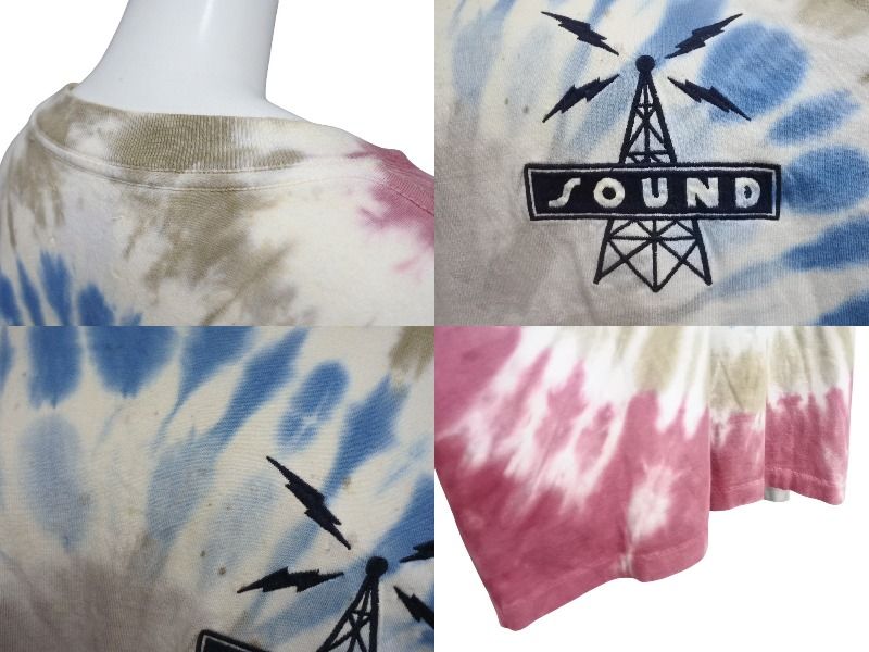 JUST DON ジャストドン レコードロータイダイ ロングスリーブTシャツ  