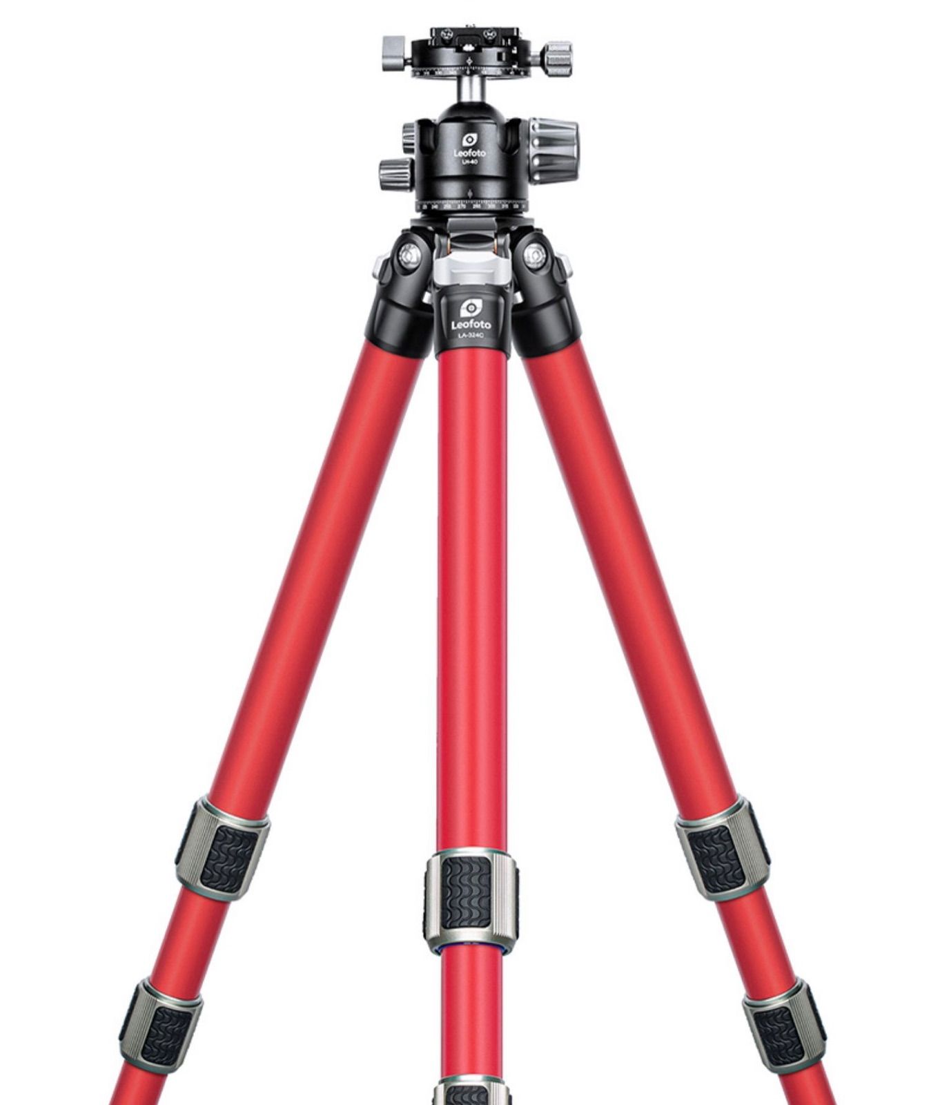 Leofoto LA324C+LH-40Rカーボン三脚アテナシリーズ チタン部品 Leofoto LA324C+LH-40Rカーボン三脚アテナシリーズ チタン部品