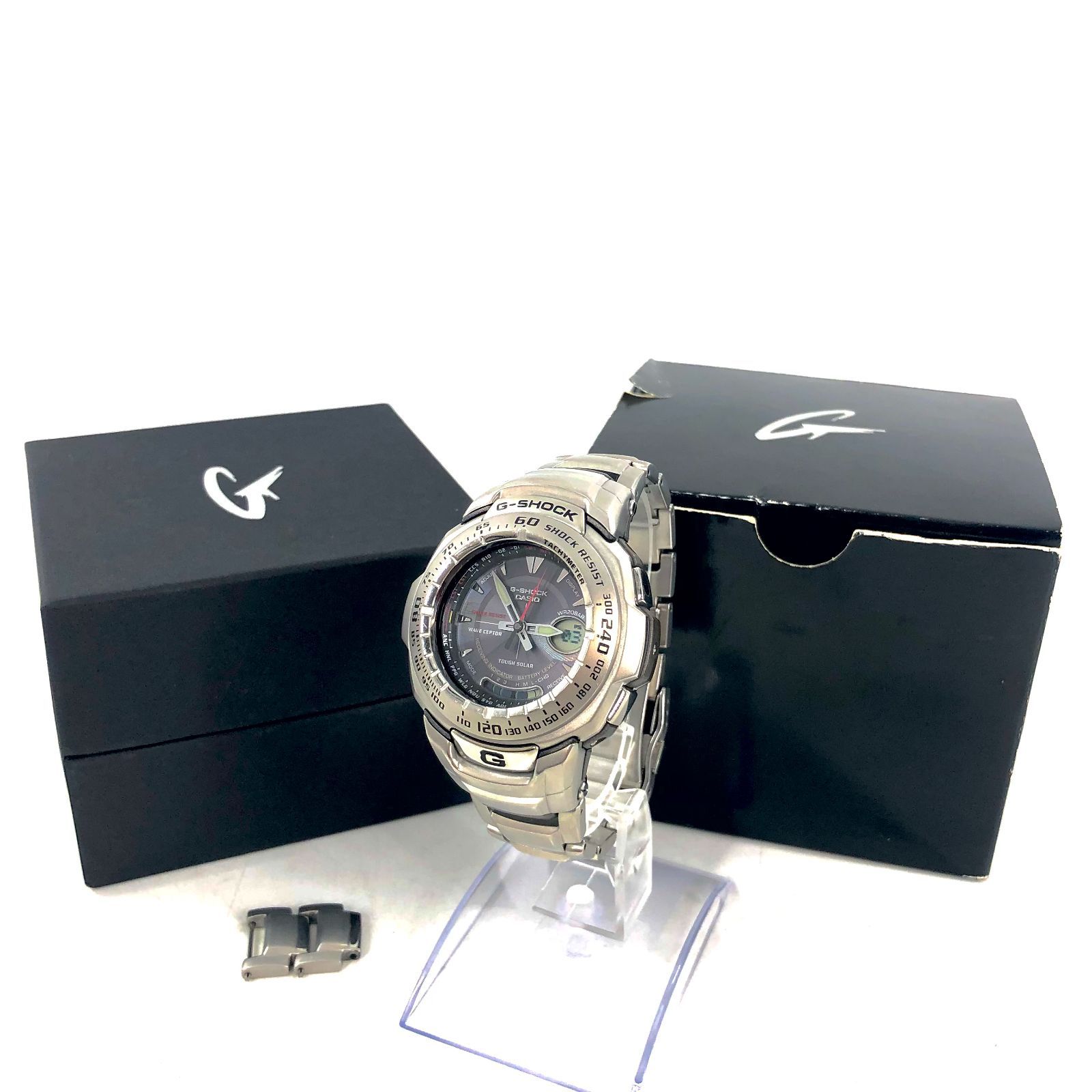CASIO カシオ G-SHOCK Gショック GW-1600J SS/ソーラー ブラック文字盤 