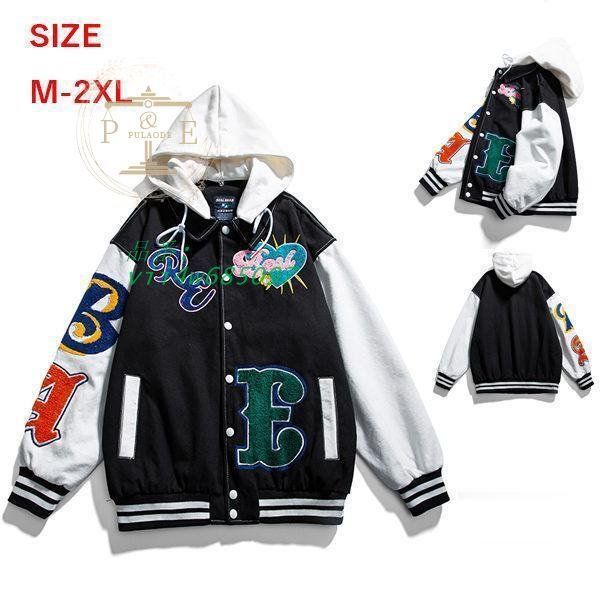 スタジャン メンズ 野球服 ジャンパー ブルゾン 運動風 春秋 通勤 おしゃれ べスボールジャケット カップル 男女兼用 重ね着風 通学 かっこいい vii4w685097