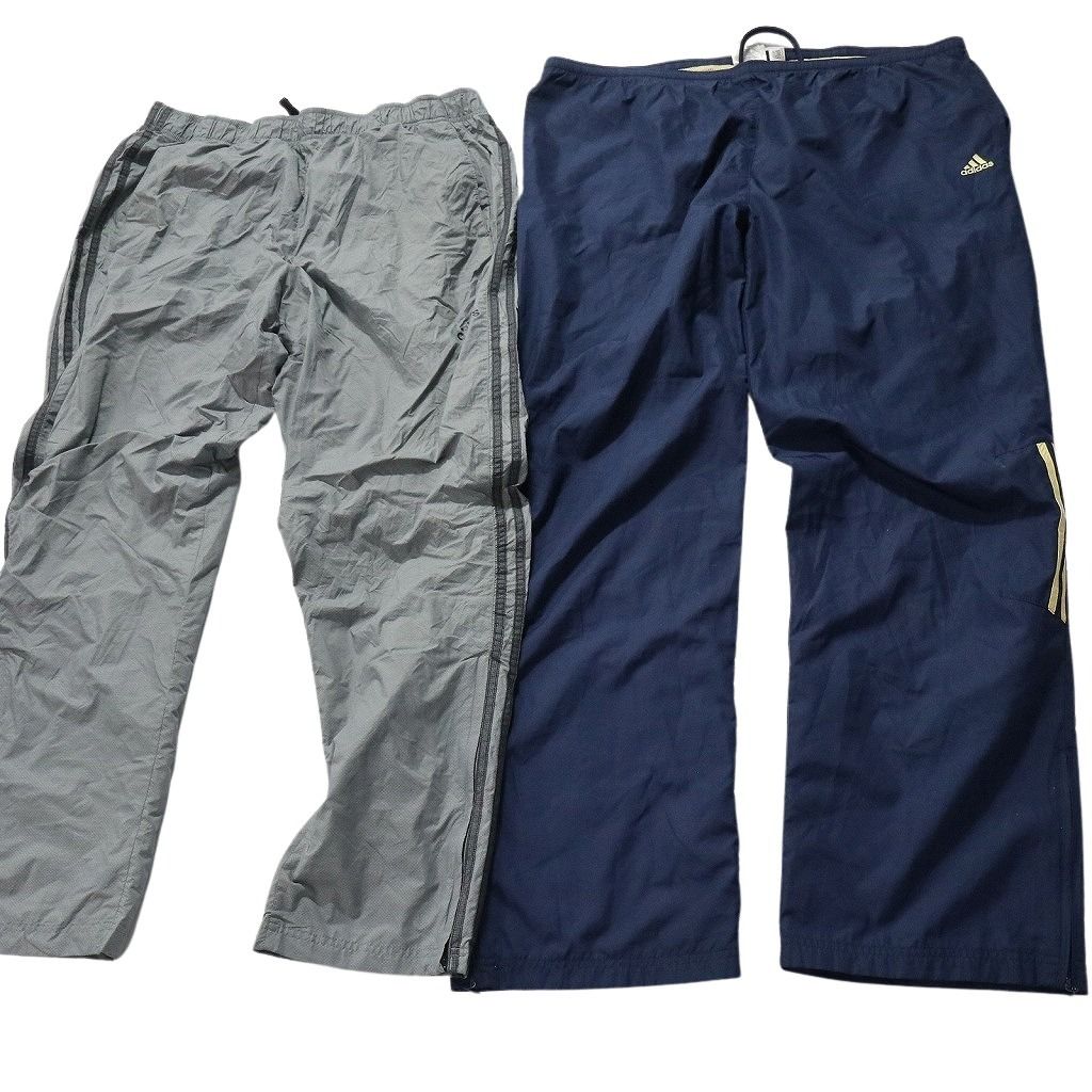 古着卸 アディダス adidas ウインドブレーカー パンツ 8枚セット メンズ XL ワイド トレーニングパンツ 古着 NC0878