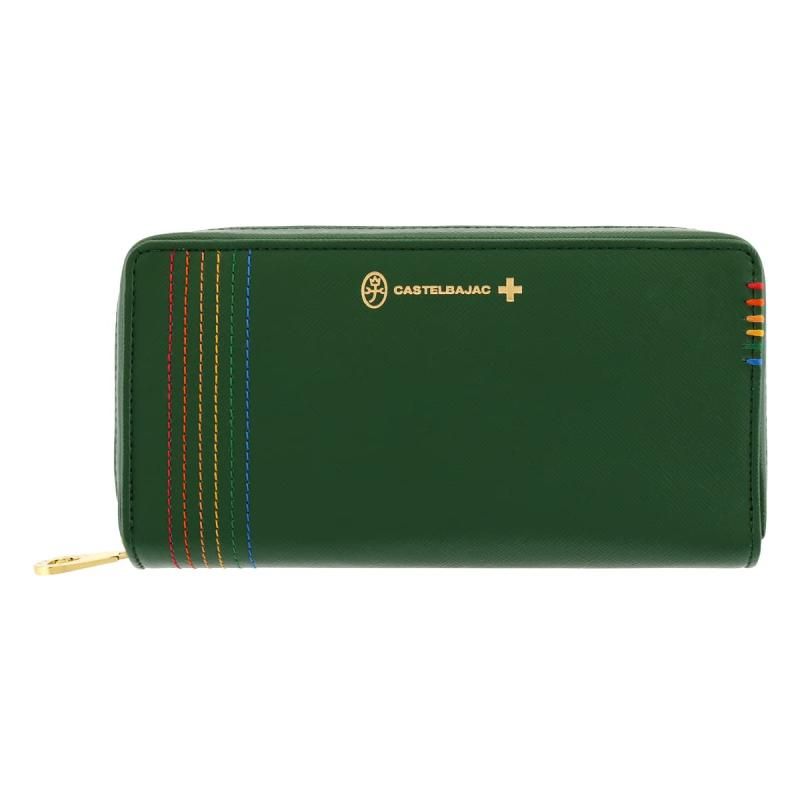 【当店限定販売】 カステルバジャック] 小銭入れあり ラウンドファスナー長財布 小物